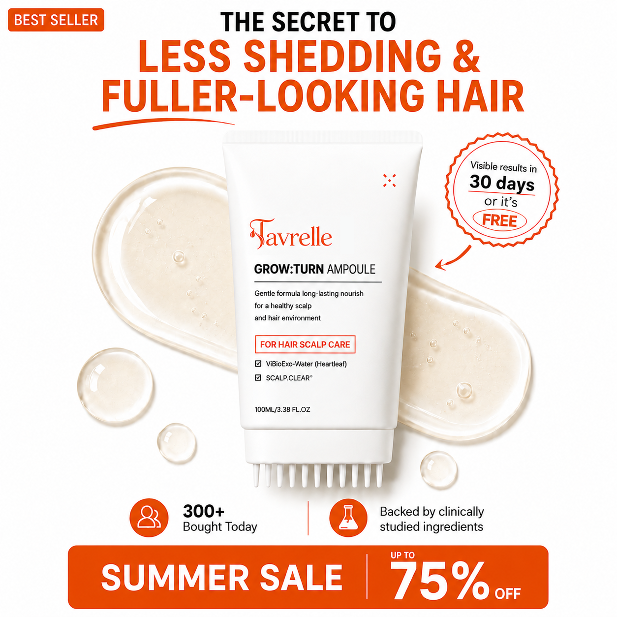 Korea’s #1 Hair Growth Serum for Thinning Hair & Scalp Health